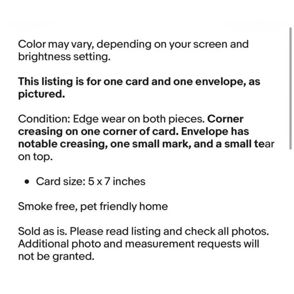 N/A color may